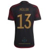 Maglia ufficiale Germania Muller 13 Trasferta Mondiali 2022 per Uomo